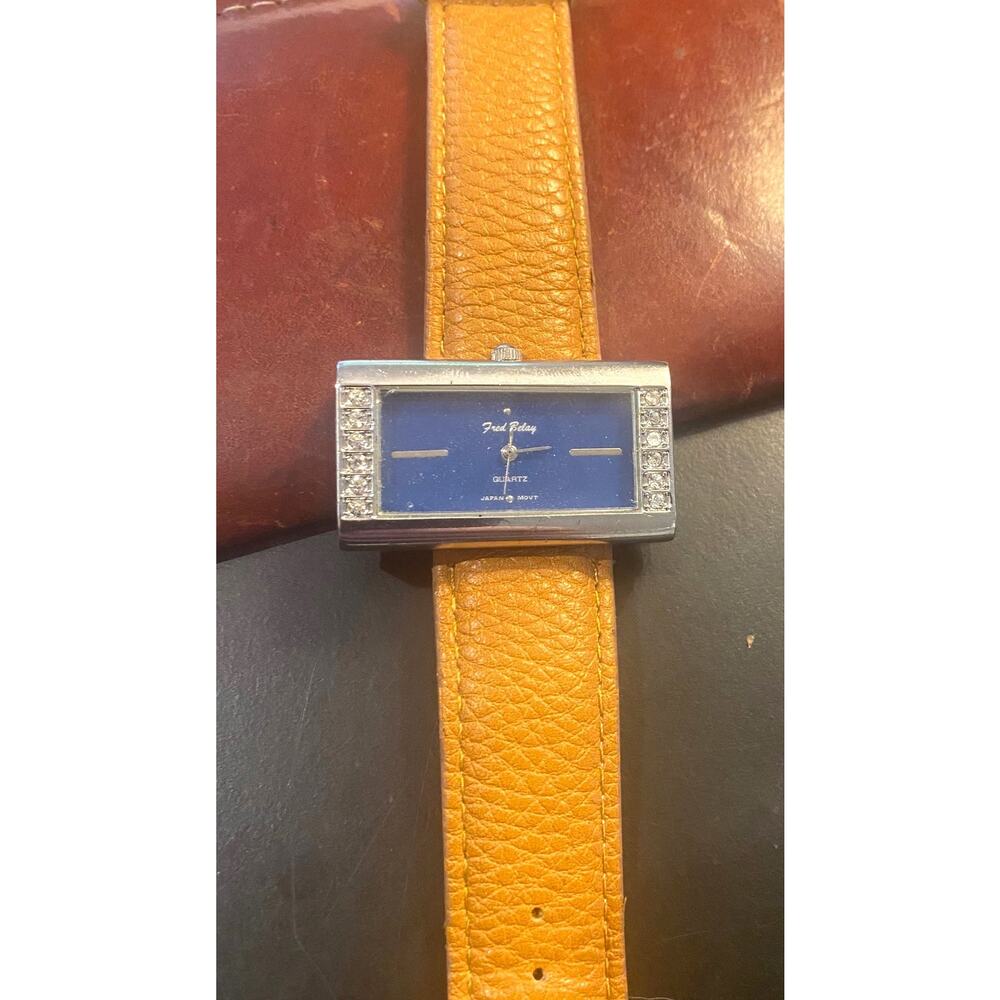 Women's 40mm Silver Tone Fred Belay Watch, Crystal Accents